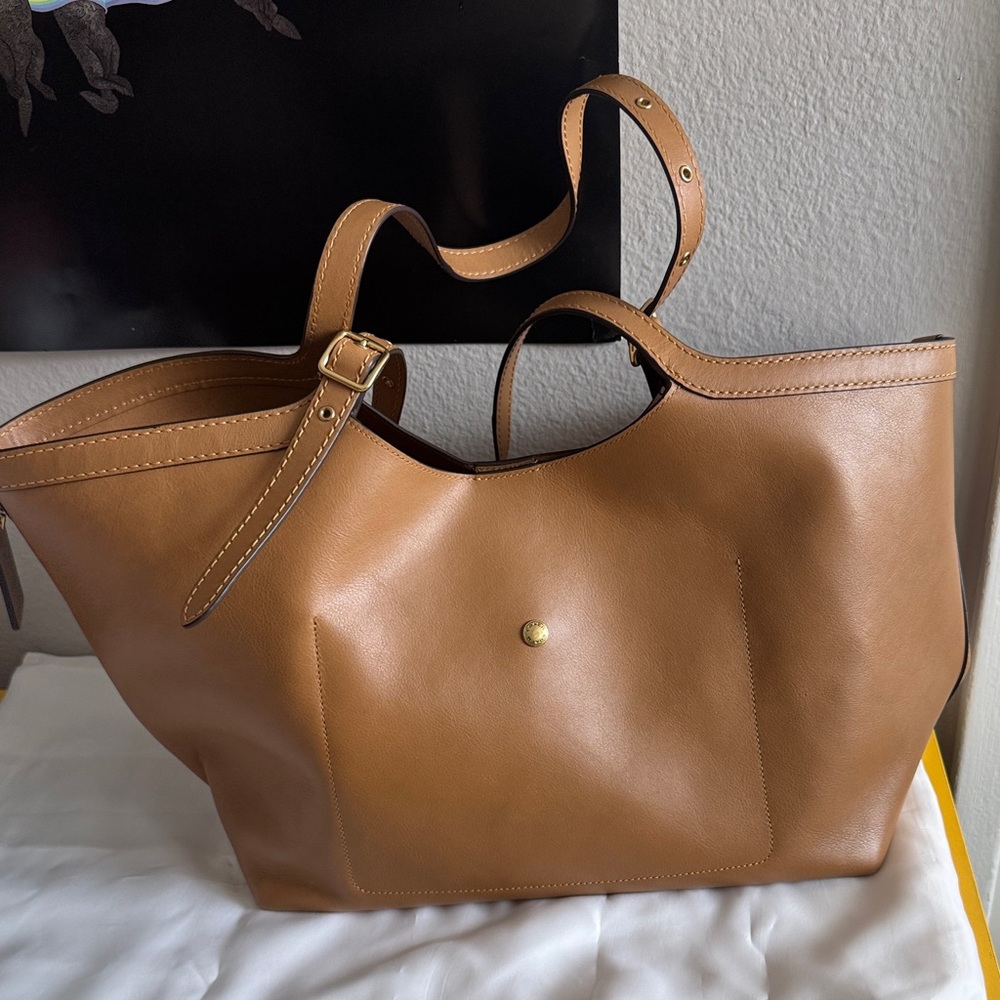 Coach Gramercy Leather Tote Bag in Maple - Picture 4 of 6